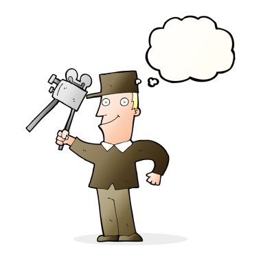 Düşünce baloncuklu çizgi film yapımcısı