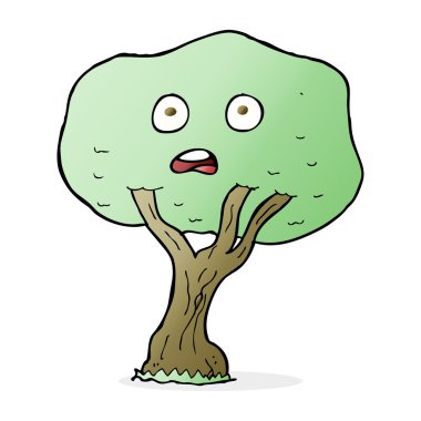 ağaç karikatür çizimi