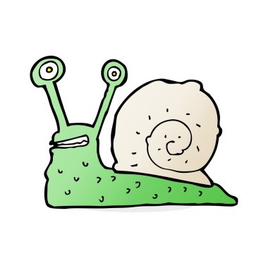 salyangoz karikatür çizimi