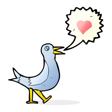 karikatür kuş ÖTÜŞÜ