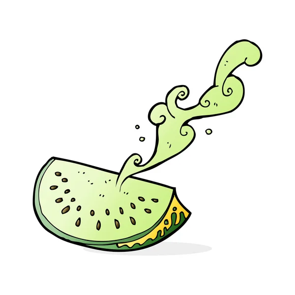Kreslený obrázek meloun — Stockový vektor