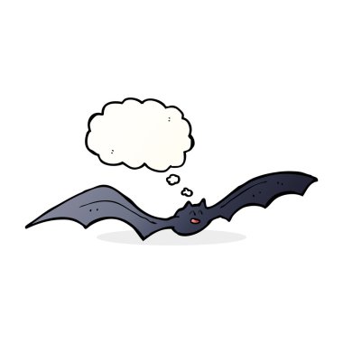 Düşünce baloncuklu çizgi film sopası