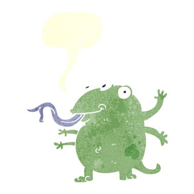 Serbest konuşma balonu dokulu çizgi film 