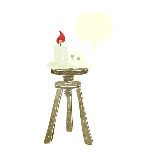 Ретро-мультфільм свічник — стоковий вектор