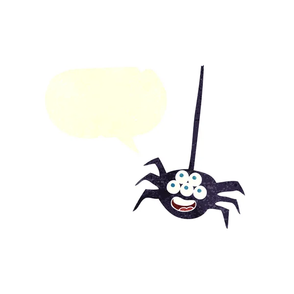 Icono simple araña de dibujos animados . — Vector de stock