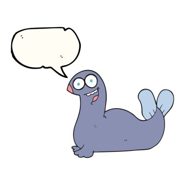 konuşma kabarcık karikatür mühür