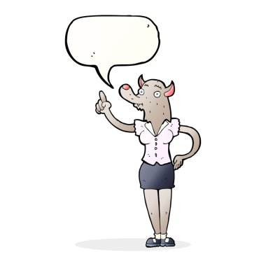 çizgi film kurt adam kadın fikir ile konuşma balonu