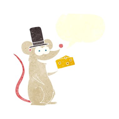 FreeHand retro karikatür fare ile 