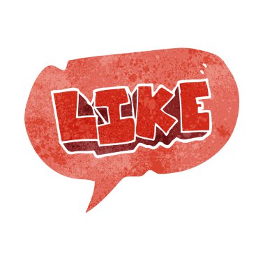 Serbest konuşma balonu dokulu çizgi film 