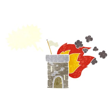 Kırmızı boya ile ressam. Doodle 