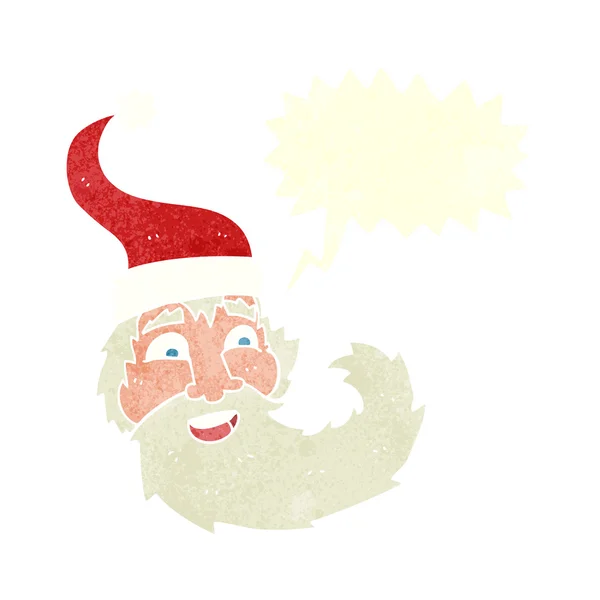 FreeHand retro cartoon santa claus — Stockvector