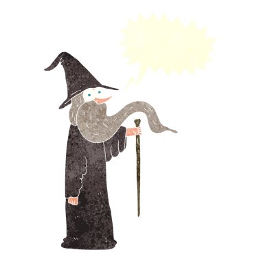 FreeHand retro çizgi film Sihirbazı