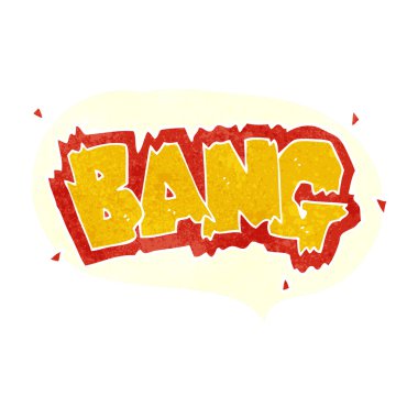 FreeHand retro karikatür patlama