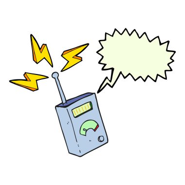 konuşma kabarcık karikatür bilimsel aygıt