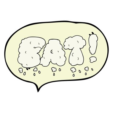 konuşma balonu çizgi film şişman sembolü