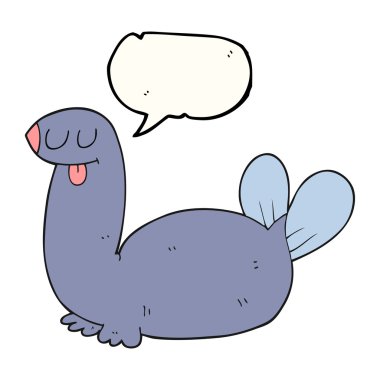 konuşma kabarcık karikatür mühür