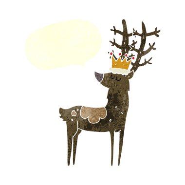 FreeHand retro karikatür damsız Kral