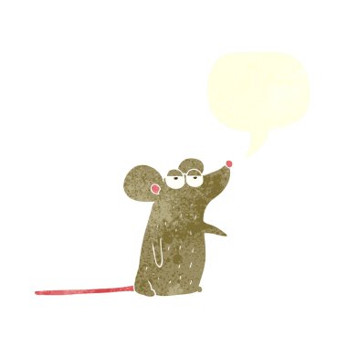 Düşünce baloncuklu çizgi film ayısı