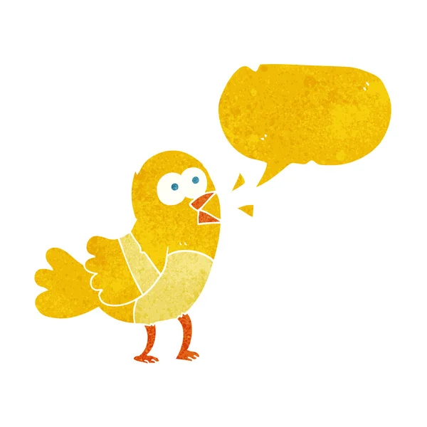 Illustration einer Baby-Ente — Stockvektor