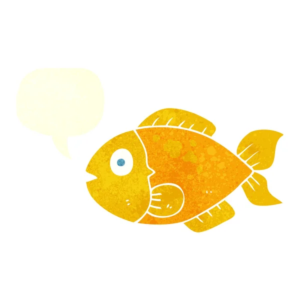 Cute fish cartoon — Stock Vector