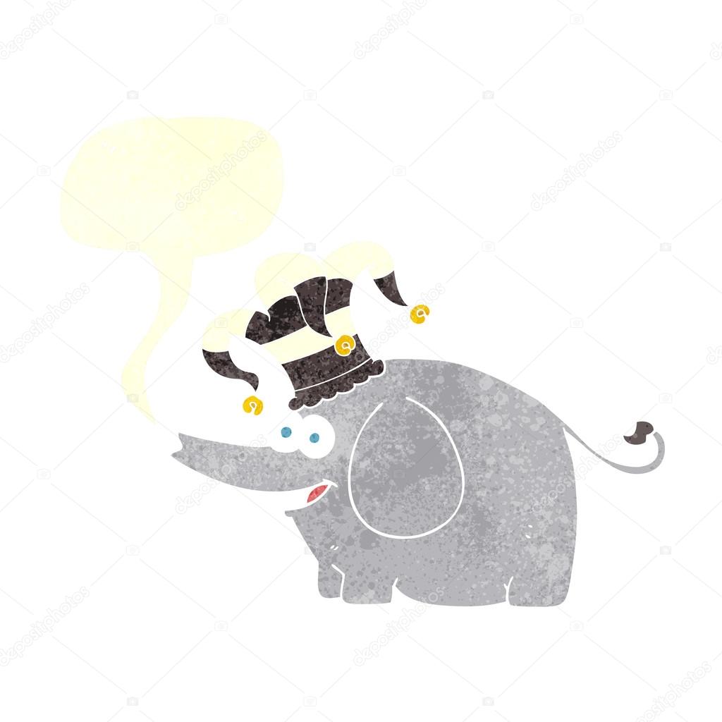 Cartoon elephant wearing Stock Illustration by ©lineartestpilot 102555792