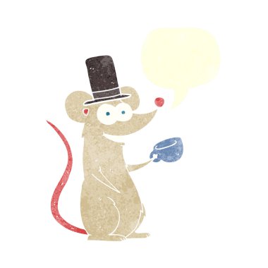 FreeHand retro karikatür fare ile 