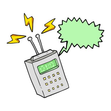 konuşma kabarcık karikatür bilimsel aygıt