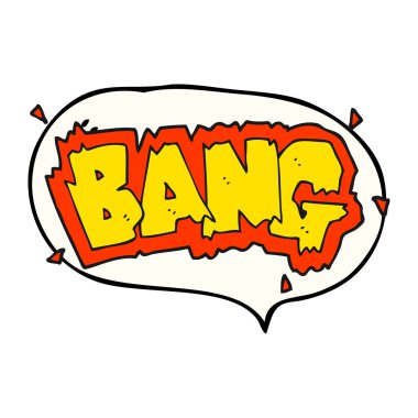 konuşma kabarcık karikatür patlama