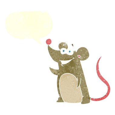 FreeHand retro karikatür fare