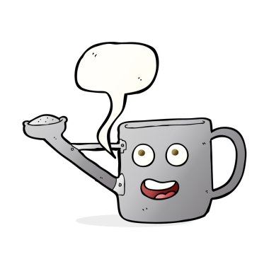 sulama olabilir karikatür konuşma balonu ile