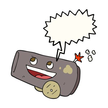 konuşma kabarcık karikatür top