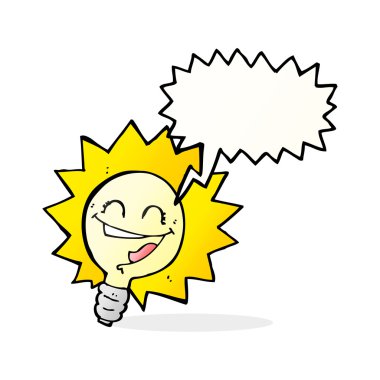 çizgi film fikir ampul