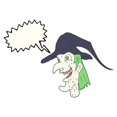 konuşma kabarcık karikatür mühendisini cadı