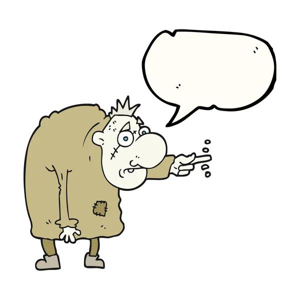 Speech bubble cartoon igor — Stock Vector