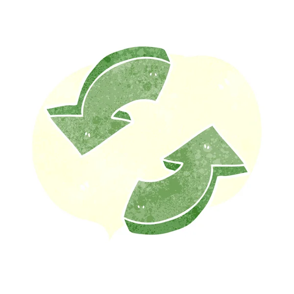 Infinity recycle symbool — Stockvector