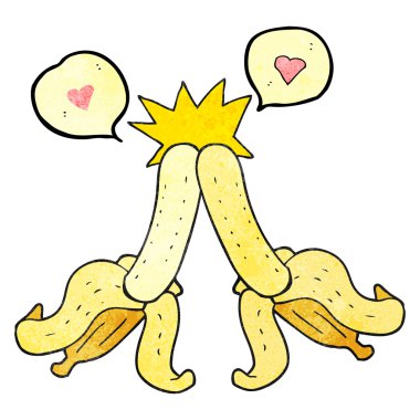 doku konuşma kabarcık karikatür utanç verici sihirli muz dokunmatik