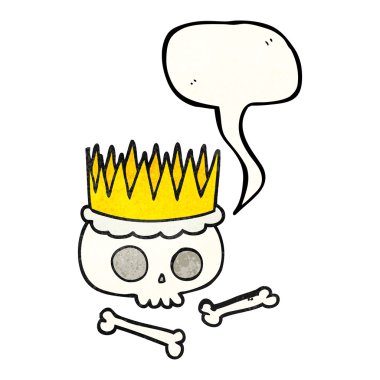 doku konuşma kabarcık karikatür taç