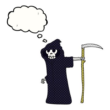 düşünce kabarcık karikatür ölüm