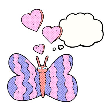 kabarcık karikatür kelebek sanıyordum