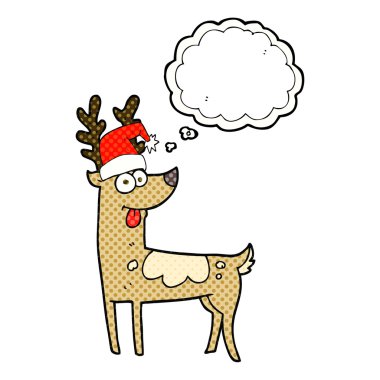 kabarcık karikatür deli Ren geyiği sanıyordum