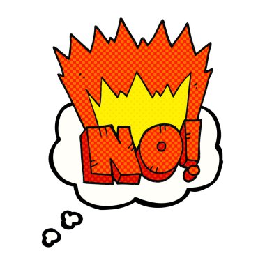 kabarcık karikatür Hayır sanıyordum! Not