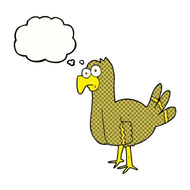 düşünce kabarcık karikatür kuş