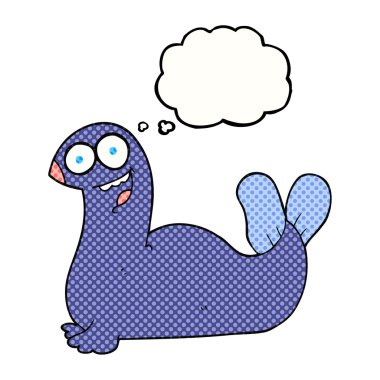 düşünce kabarcık karikatür mühür