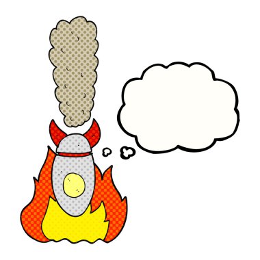 kabarcık karikatür düşen bomba düşündüm