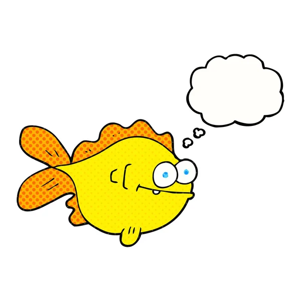 以为泡沫卡通鱼 — 图库矢量图片