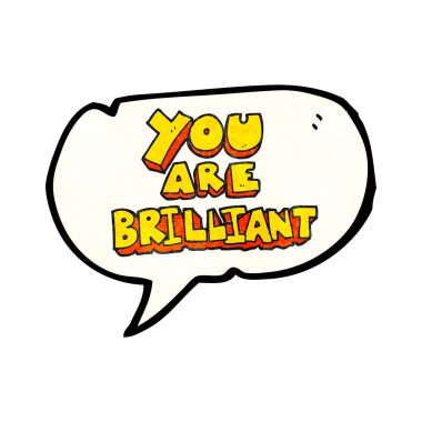 parlak konuşma balonu dokulu çizgi film simgesi vardır