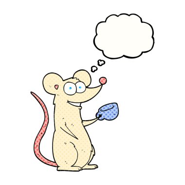 kabarcık karikatür fare ile çay sanıyordum