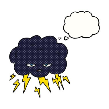 düşünce kabarcık karikatür görebilsin