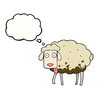 kabarcık karikatür çamurlu koyun sanıyordum