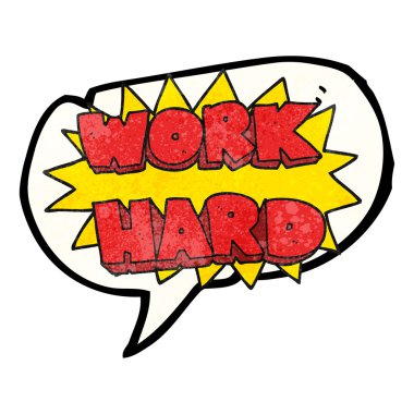 konuşma balonu dokulu çizgi film iş zor sembolü